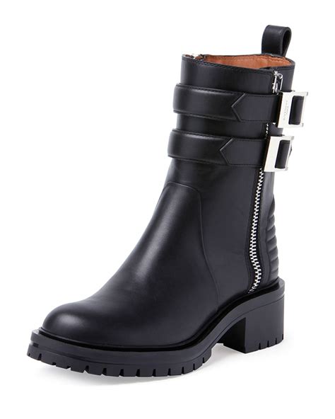 givenchy double buckle boots